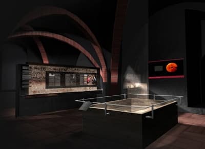 Wizualizacja wystawy "Bursztynowe konteksty"