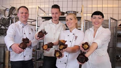 Bursztynowe muffinki w Restauracji Gdańskiej