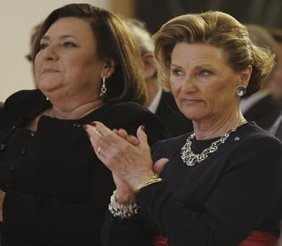 JKM Sonja w biżuterii Jana Pomianowskiego w towarzystwie Anny Komorowskiej