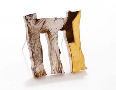 Ulrik Jungersen: broszka, srebro, 24-karatowe złoto