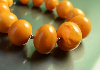 Naszyjnik z naturalnego bursztynu bałtyckiego