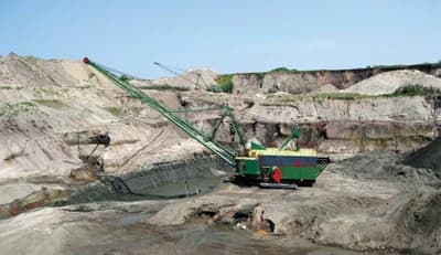 Kopalnia w Jantarnym w 2009 r. 