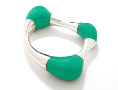 Helle Løvig Espersen, bransoleta: srebro, armamit