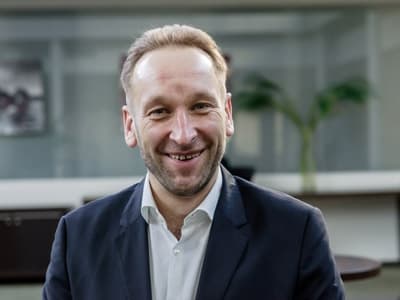 Giedrius Guntorius, dyrektor targów Amber Trip w Wilnie