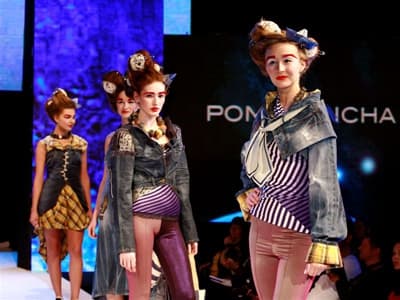 Pokaz "Pomerańcha" na Gali Mody i Bursztynu Amberif 2010