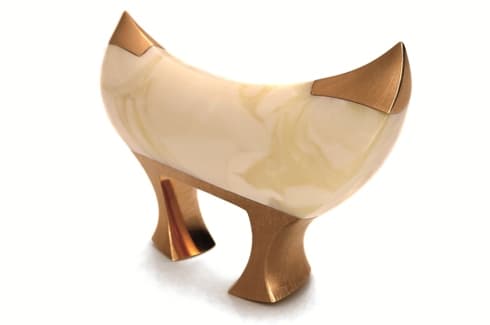 S&A: pierścionek Niecały biały