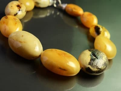 Naszyjnik z naturalnego bursztynu bałtyckiego