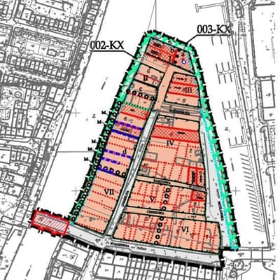 Plan Wyspy Spichrzów