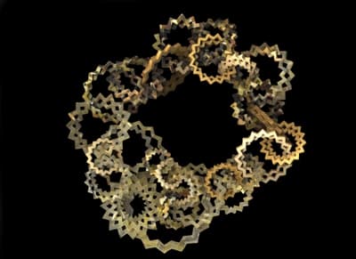 Praca Doroty Kos - bursztyn i drewno