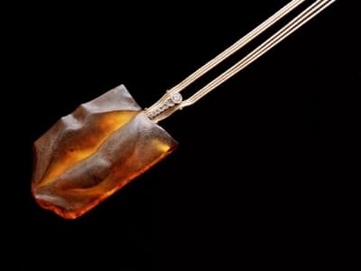 Naszyjnik Bursztynowe Usta 