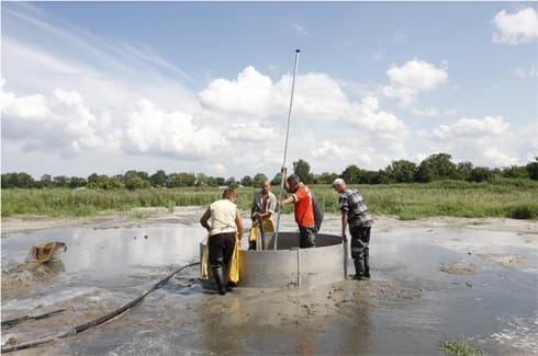 Wydobycie na działkach miejskich w 2008 r. 